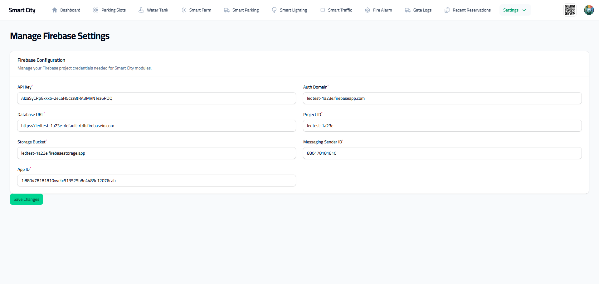 Project screenshot